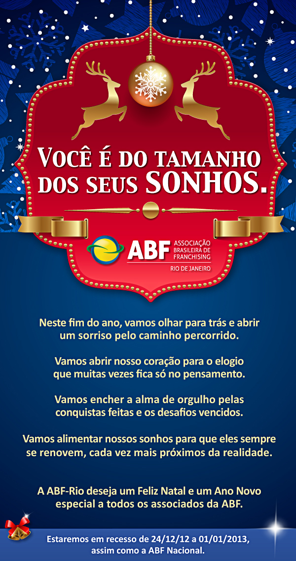 E-mail MKT Natal 2012 (ABF - Associação Brasileira de Franchising)