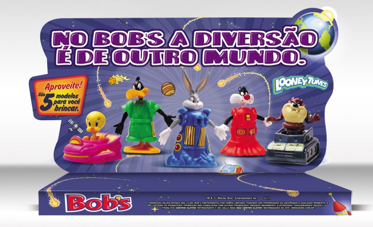 Bob’s (Display de balcão Looney Tunes – 60x24cm) *Fotos Still Brindes