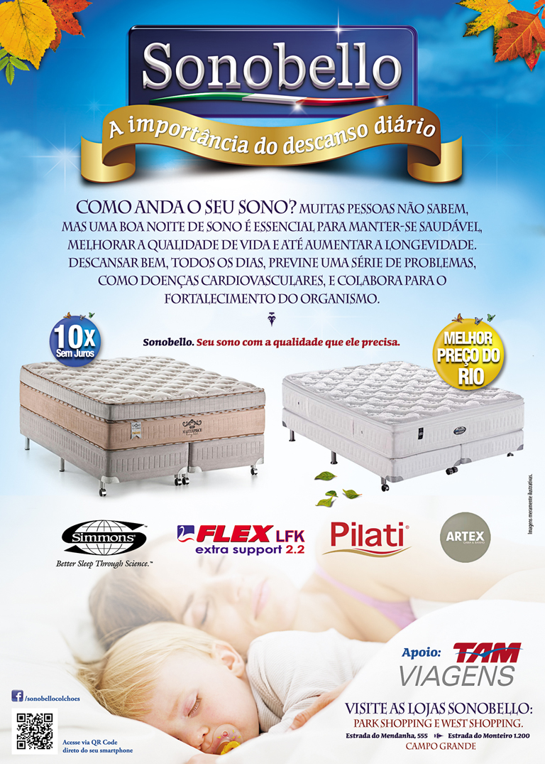 Folheto 15x21cm – Sonobello Colchões e Acessórios