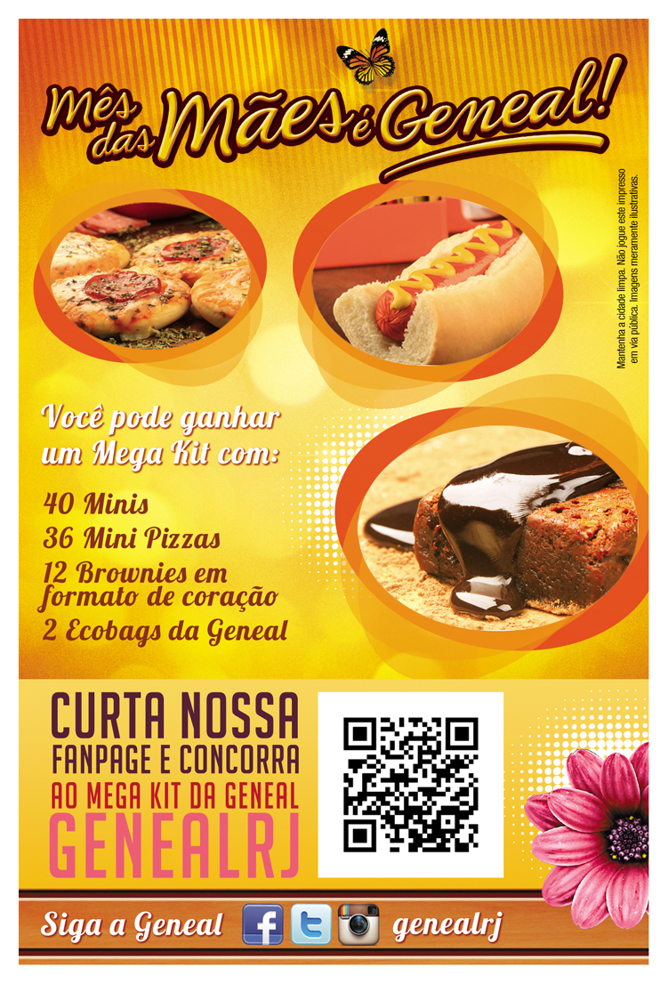 Folheto Verso 10x15cm Dia das Mães (Geneal – Cachorro Quente)