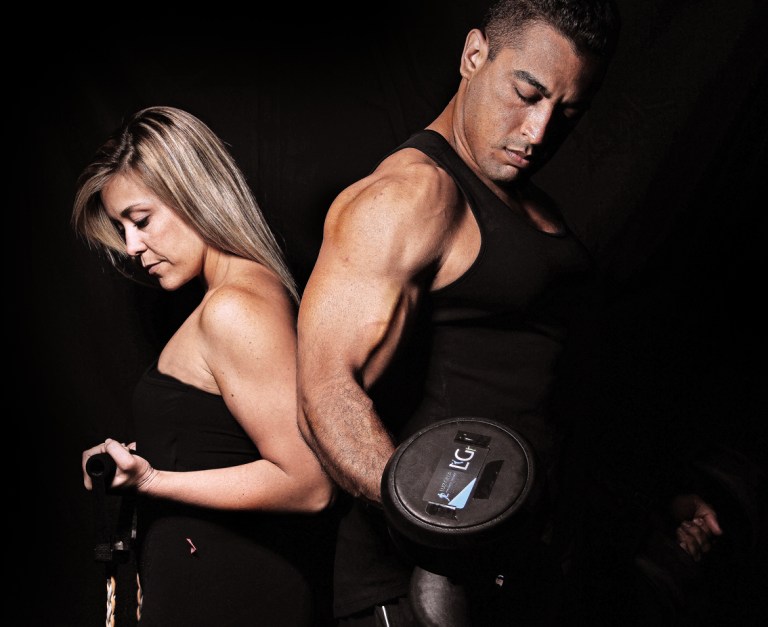 Modelos Luiz Gilla e Marselha Dionysio – Treino