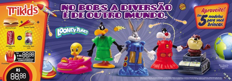 Bob’s (Testeira Looney Tunes – 70x22cm) *Fotos Still Brindes